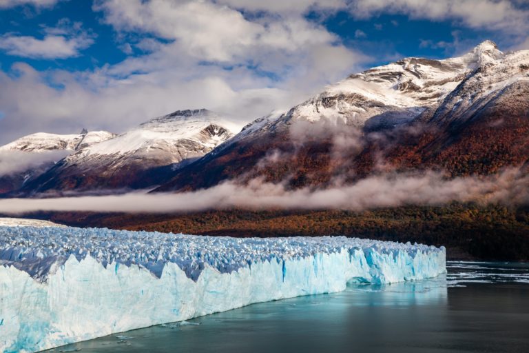 Glacier Perito Moreno National Park in autumn. Argentina, Patagonia