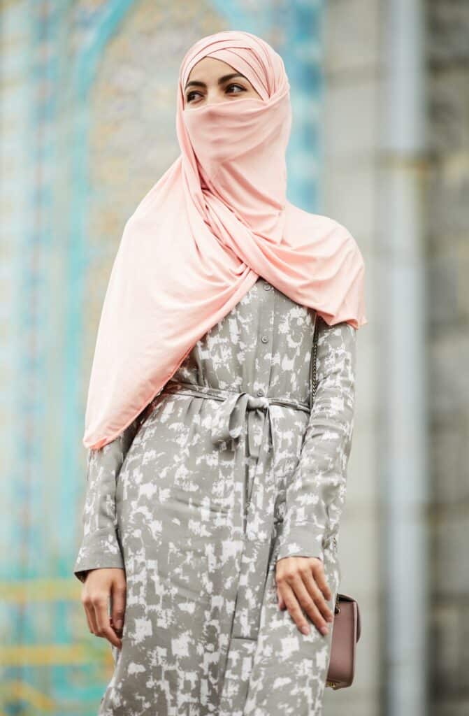 Muslim woman in summer hijab