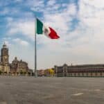 Vista panorâmica de Zócalo e Catedral - Cidade do México, México