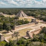 Aerial view of Chichen Itza