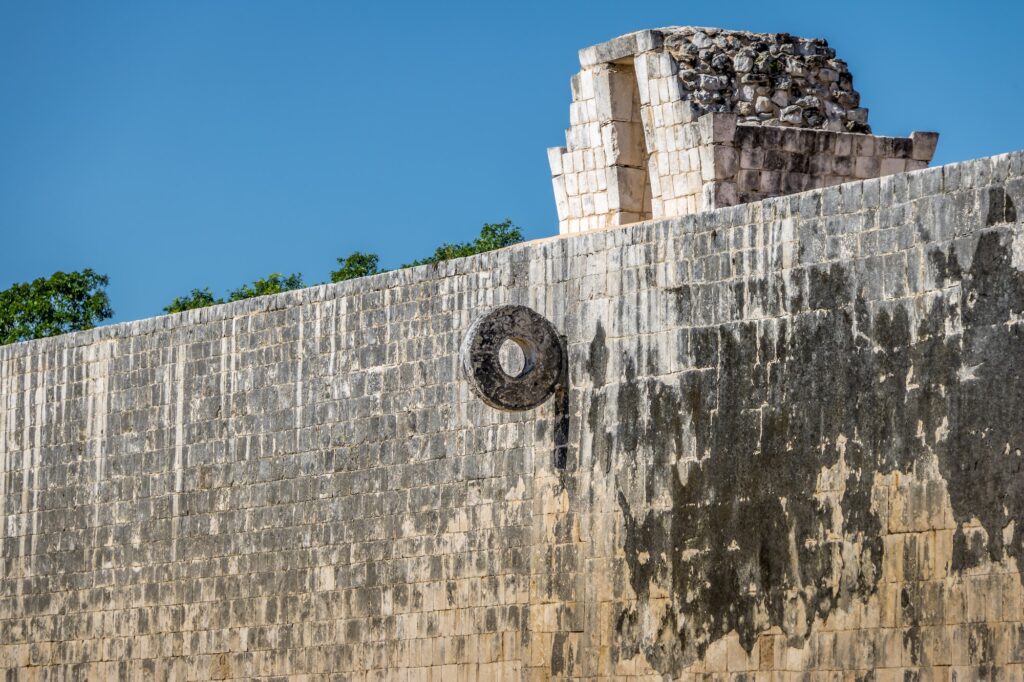 Campo de Juego de Pelota em Chichen Itza - Yucatan, Mexico