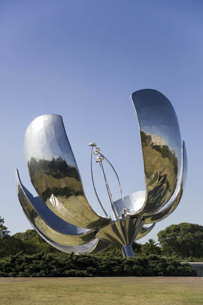 Floralis Generica Monument in Buenos Aires, Argentina