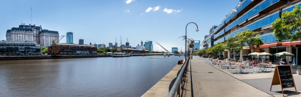 Panoramic View of Puerto Madero - Buenos Aires, Argentina