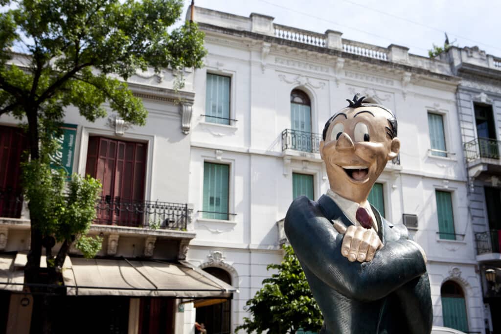 Paseo de la Historieta, San Telmo. Buenos Aires, Argentina